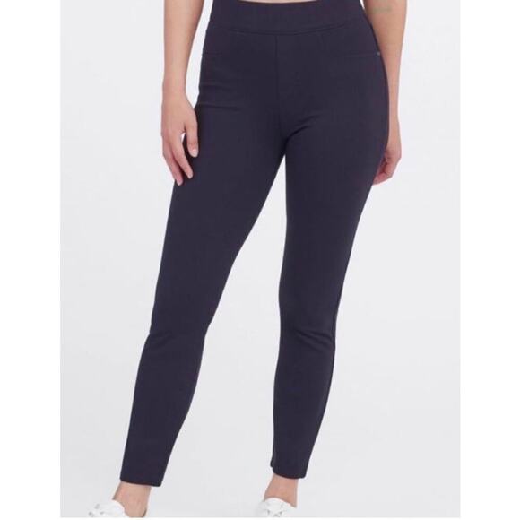 Spanx The Perfect Pant Ankle 4-Pocket In Classic Navy Large Tall Business Career - Picture 1 of 12